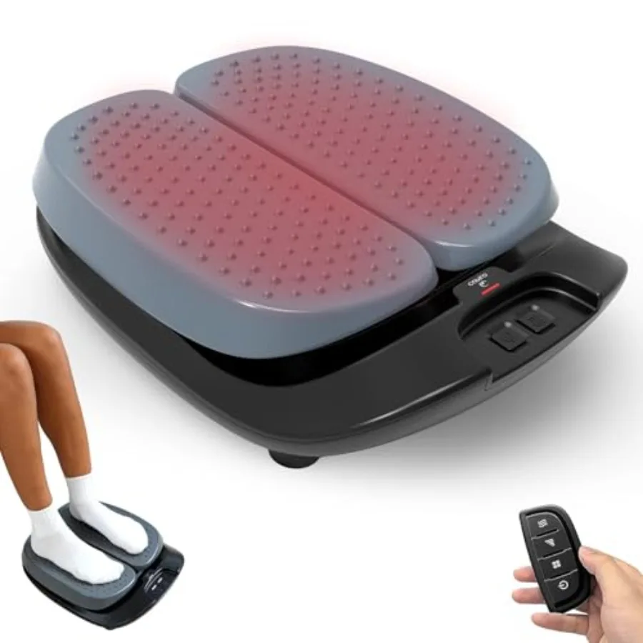 

Foot Massager for Neuropathy, FSA Eligible HSA Adjustable Vibration Foot Massager with Heat and Remote Control, Electric Feet M