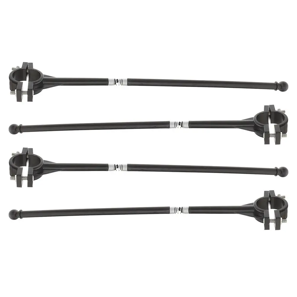 

4Pcs Handlebar Flag Holder Heavy Duty Iron Bike Flagpole for Outdoor Cycling Safety Flags Easy Install Quick Mount Durability