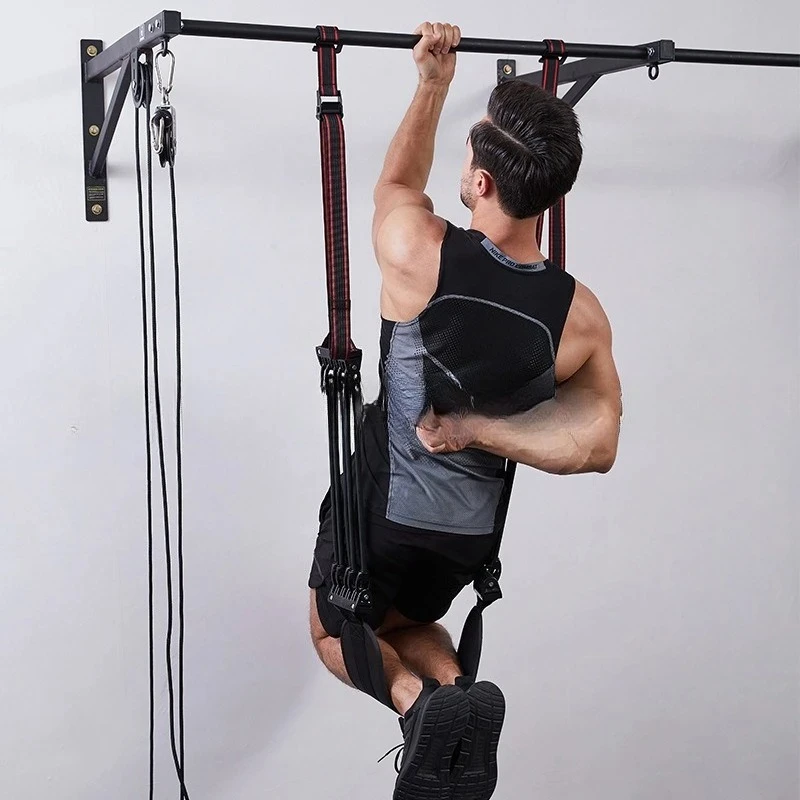 Single-leg Pull-up Resistance Trainer Fitness Equipment Elastic Band for Assistance Resistance Bands Portable Fitness Equipment