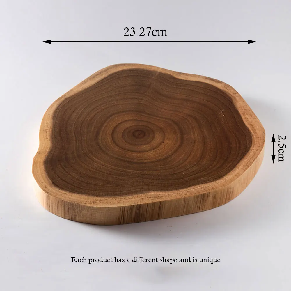 Wooden Chopping Board Natural Tree Stump Shape Kitchen Cutting Board Wooden Boards Acacia Deli Board Wood Cutting Board