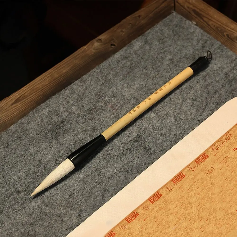 

Traditional Chinese Calligraphy Brush Oil Painting Goat's Hair Scriptures Writing Brush High-end Oil Watercolor Art Paint Brush