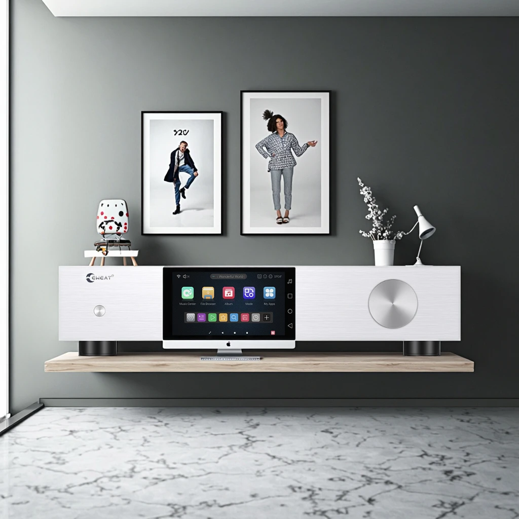 2026 HiFi Audio Eweat DMP35 Android 14 Hi-Fi Music Player Supports MQA DSD512 SSD Slot Dual-Band WiFi6