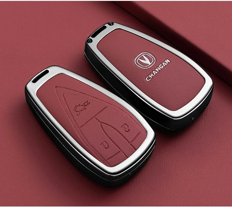 Zinklegierung Autoschlüsselhülle für Changan CS55 Plus CS35 2026 CS75 2025 X7 X5 UNI-K UNI-Z Zubehör Schlüsselanhänger Fernbedienungsgehäuse – Detail 6