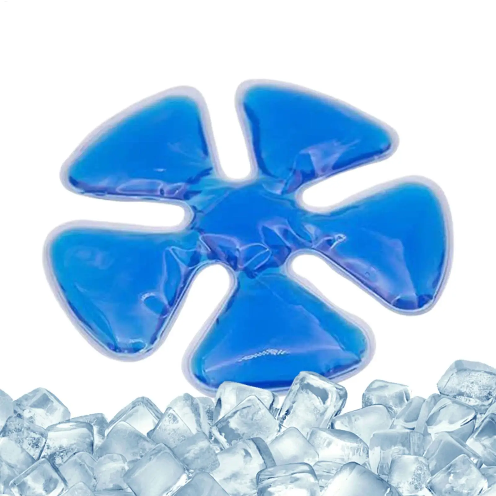 1pc PVC Gel Ice Pack - Adjustable Cooling Pad For Helmets & Hats | Reusable Cold Compress Travel Portable Outdoor Accessories