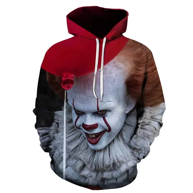 

2023 Skull graphic print super Dalian hoodie for men Y2K Goth punk Harajuku Street thick couple casual loose sweatshirt