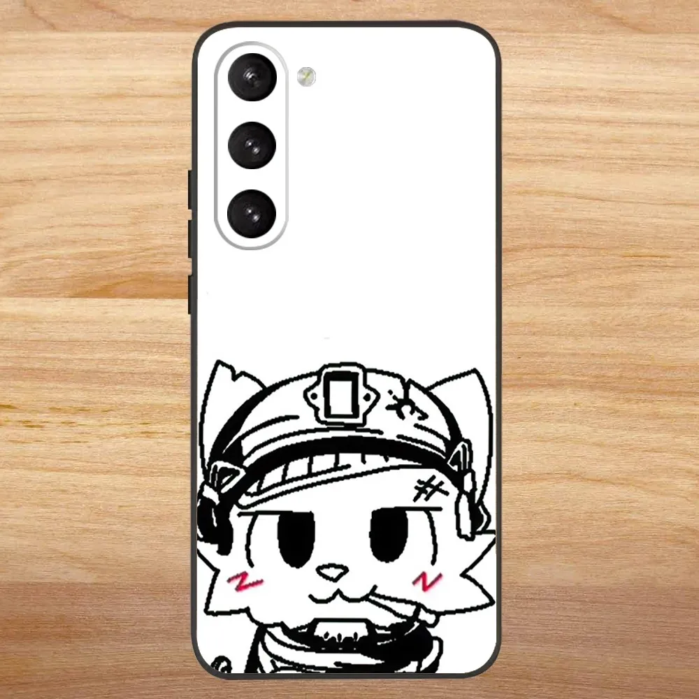 Cute B-Boykisser Phone Case for SamsungS24,S23,S22,S21,S20 Ultra Pro S10,S30Plus,20 Ultra Black Cover