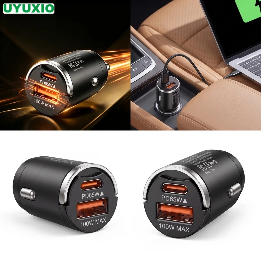carregador-de-carro-com-saida-dupla-de-165-w-com-saidas-usb-c-de-65-w-e-usb-a-de-100-w-design-discreto-em-liga-de-zinco-ideal-para-carros-caminhoes-suvs-e-viagens