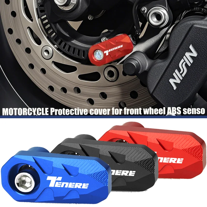 Motorcycle Aluminum Front Rear Wheel ABS Sensor Protection Guard For Yamaha Tenere 700 1200 Tenere700 T7 World Raid Tenere1200