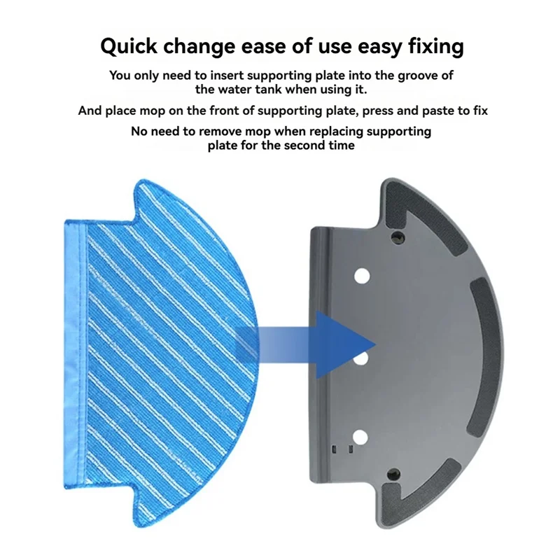 A24P 8 peças sobressalentes de reposição para Ecovacs DN55/33/36/56/520 robô aspirador