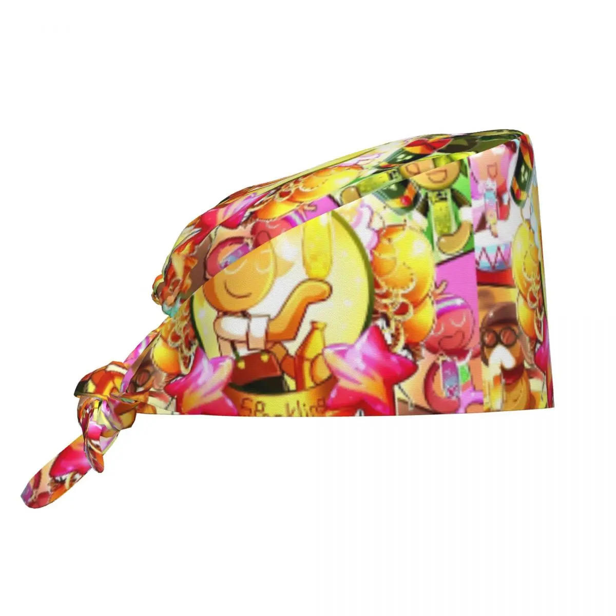 Topi Bedah Brave On X-Cookie Run Kingdom Lab Surgeon, Topi Kerja Medis untuk Pet Grooming Agency, Topi Scrub Vintage untuk Pria dan Wanita