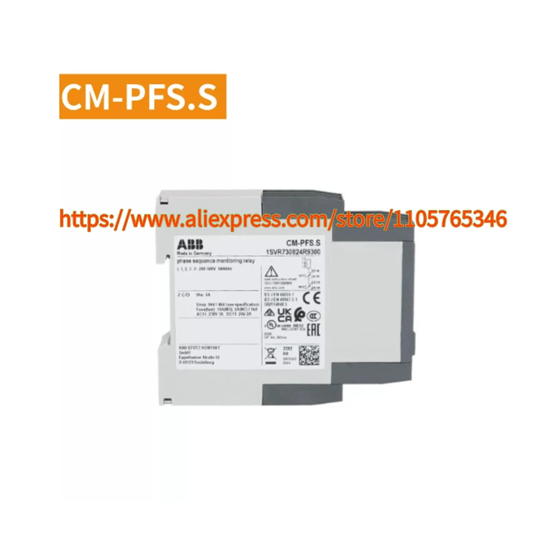1pcs 100% Original ABB CM-PFE CM-PFS.S CM-PVE CM-PBE CM-PVS.41S CM-MPS.41S Phase Sequence Relay