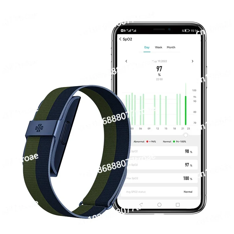 2208 Sleep GPS Positioning Without Touch Screen Display Smart Bracelet, Suitable for IoT Users with SDK 2024