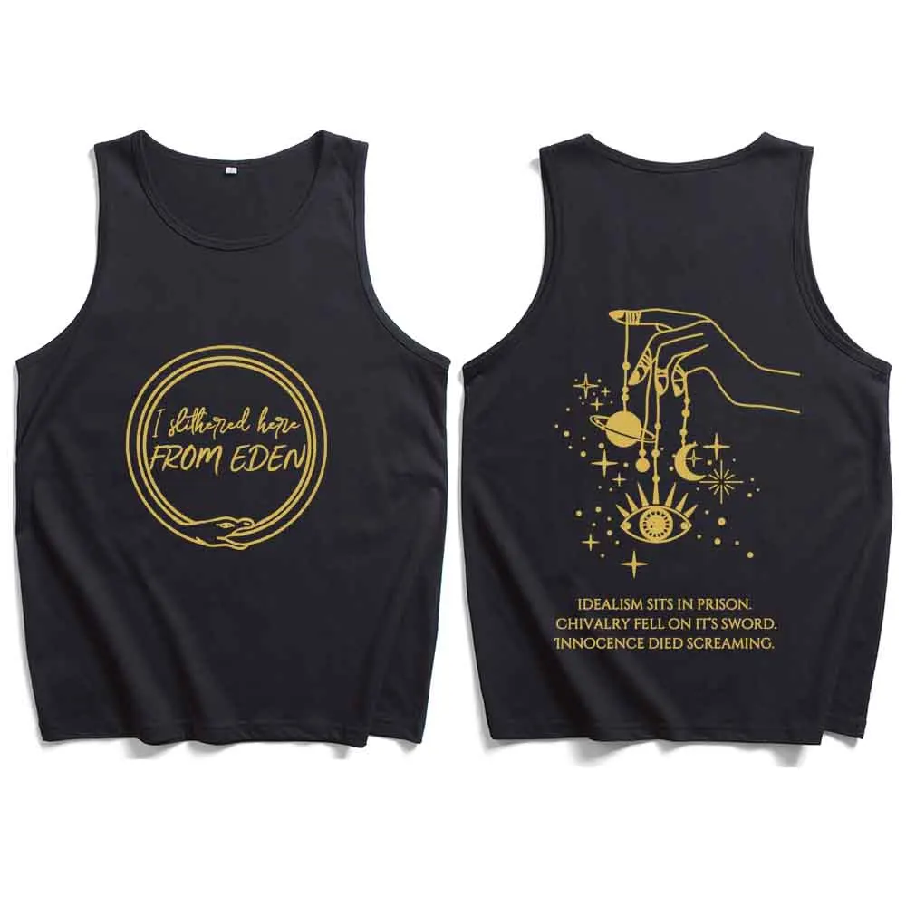 Hozier Hozier From Eden 2024 Tank Tops Vest T-Shirt Unisex T-shirt Sleeveless Summer Casual Regular Printing