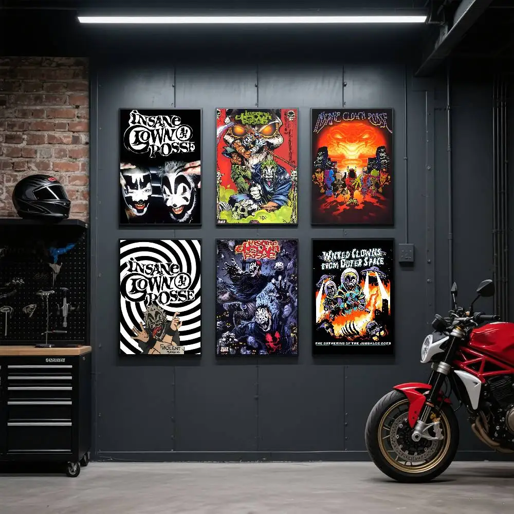 الفرقة مجنون مهرج بوسي ملصق ذاتية اللصق الفن مقاوم للماء ورقة ملصق مقهى بار غرفة جدار ديكور #1