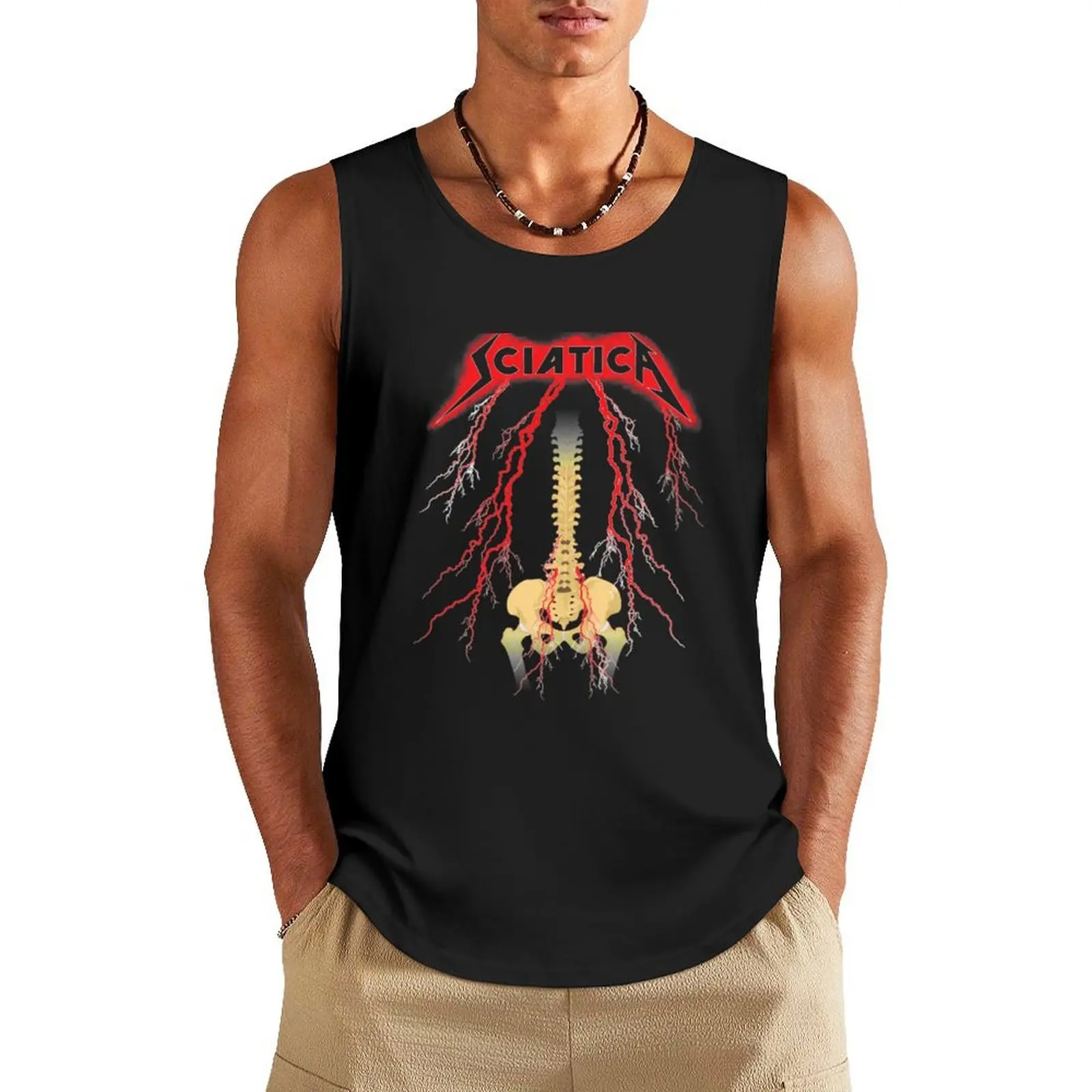 

Hard Rock Sciatica Tank Top basketball clothing summer 2025 anime
