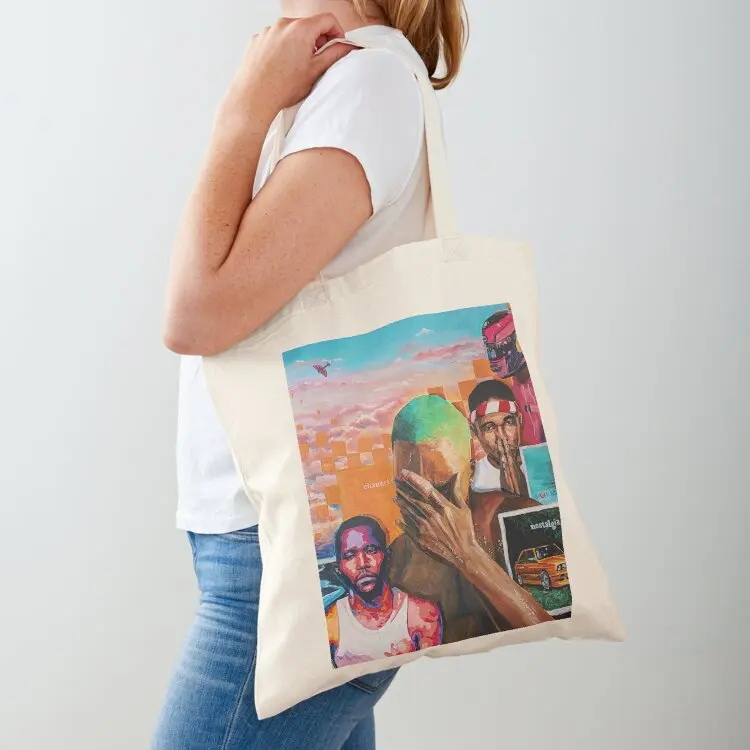 Frank Ocean Collage Tote Bag sacs de shopping custom bags free delivery bags