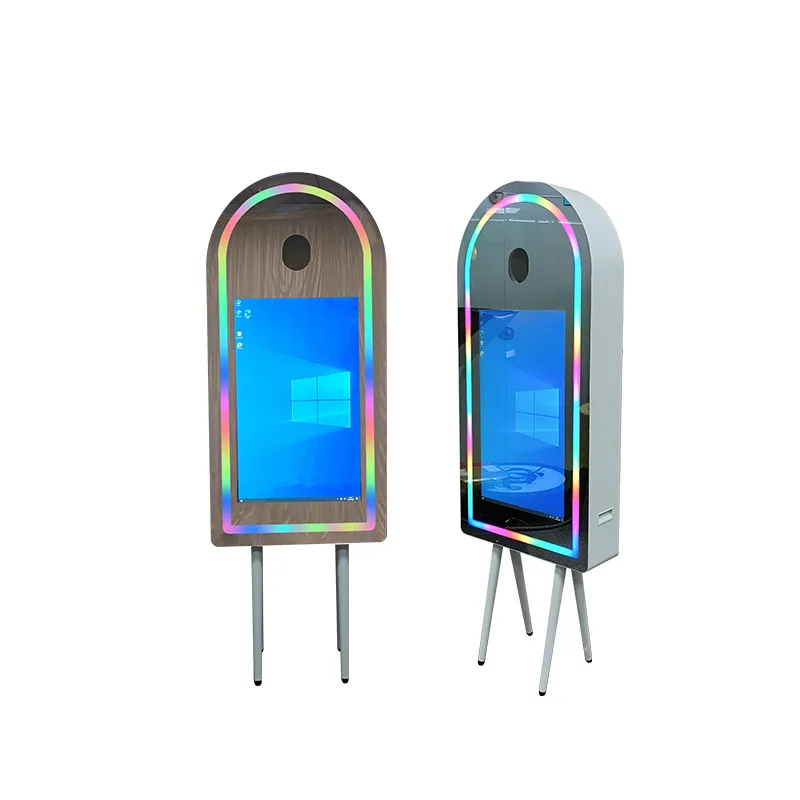 

Party Arch Magic Mirror 360 Photobooth Advertising Booth Photo Printer Multi-Function