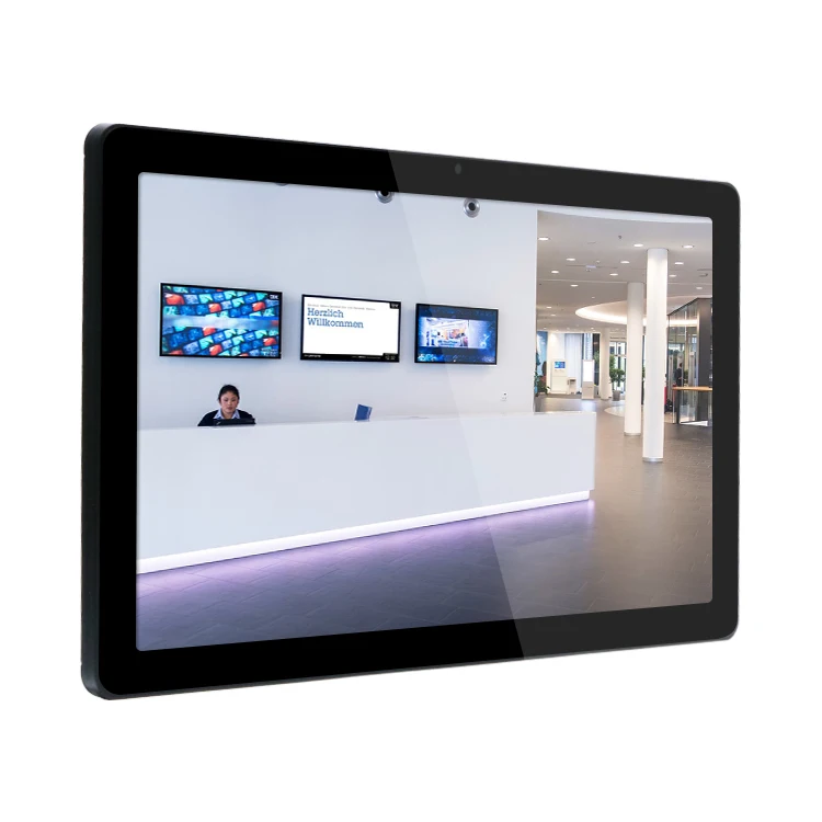 Portworld Slim 21,5 Polegadas Sinalização Digital Android 14 RK3576 4 + 32G RJ45 Tablet Pc