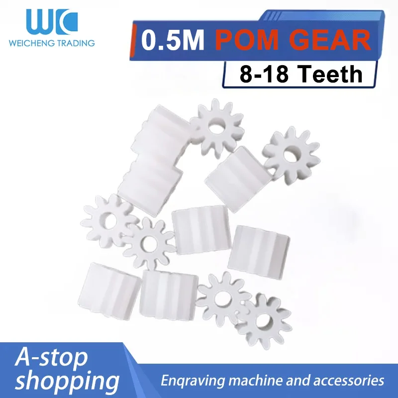 100PCS 0.5 Mold 8/9/10/11/12/13/14/15/16/18 Gear Motor Gears Plastic Pinion Hole 0.8/1/1.5/2/2.5/3mm