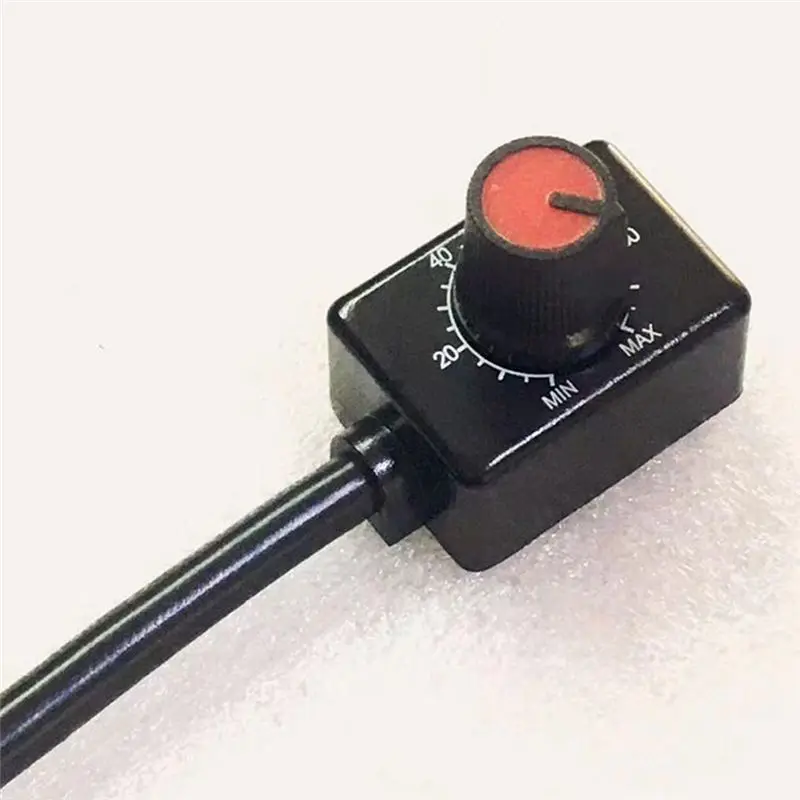 BHBD-DC 0/1-10V Knob LED Dimmer, Low Voltage Passive Dimmer PWM Dimming For 0-10V Or 1-10V Dimmable Electronic LED Driver 9Pc