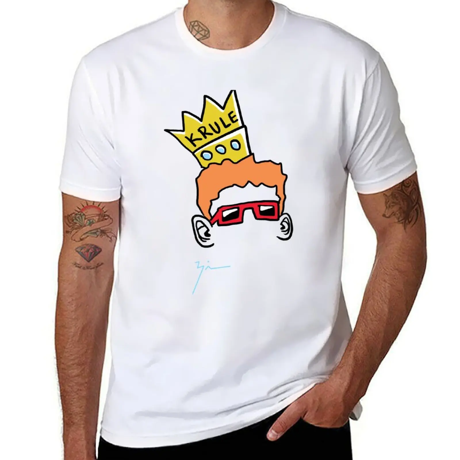 

Футболка King Krule, мужские футболки с рисунком, футболка с аниме, футболка