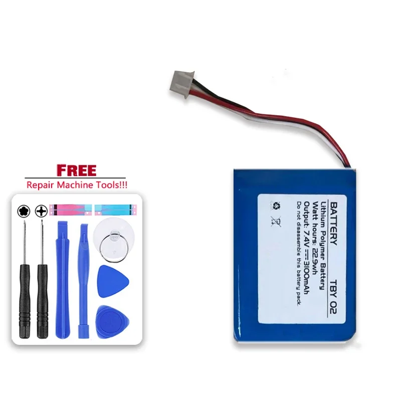 

3100mAh Replacement Battery TBY 02 For EMTEK AOR550 AOR600S AOR500s