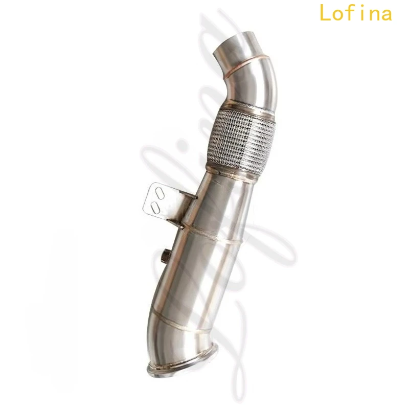 4.5inch Catted 200 Cells Exhaust Downpipe for BMW M340i B58 G20 G21 G29 Supra A90 B58 2019+