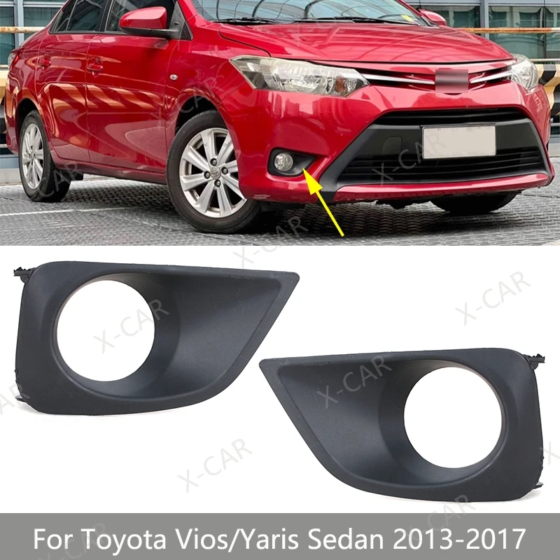 

Для Toyota Vios/Yaris Sedan 2013 2014 2015 2016 2017, передний бампер, противотуманная фара, крышка рамки, крышка капота, лицевая панель