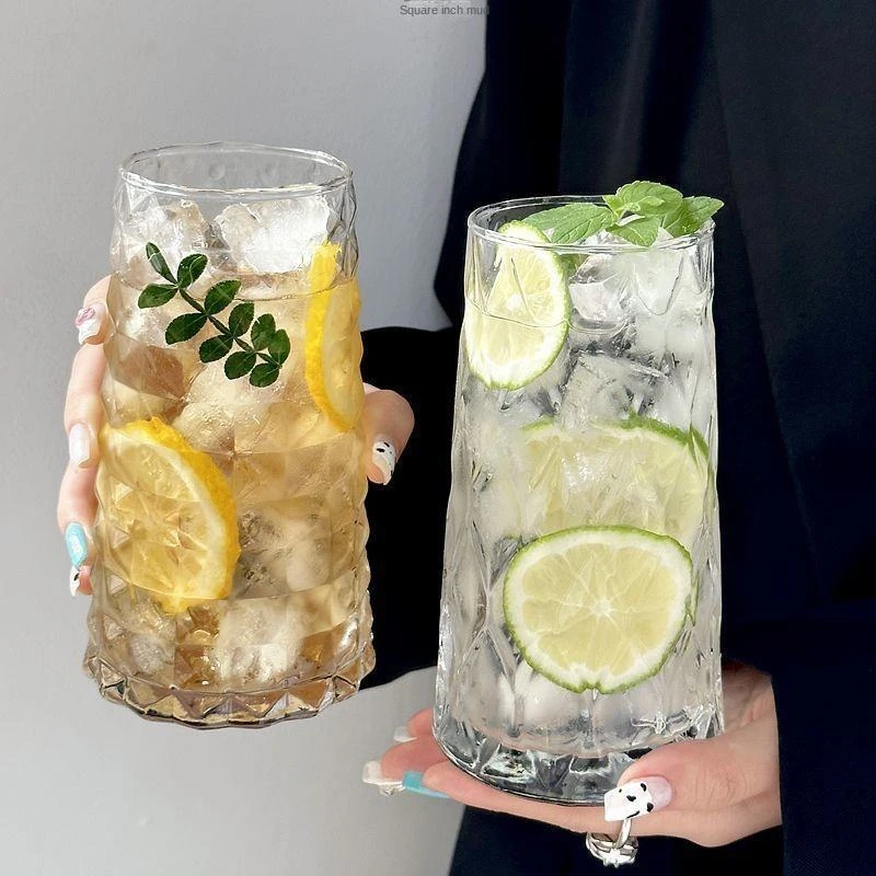 copo-de-vidro-de-alta-estetica-para-cha-de-frutas-copo-para-coquetel-copo-para-cafe-americano-gelado-copo-para-bebidas-frias-de-verao-adequado-para-casa-ou-convivios