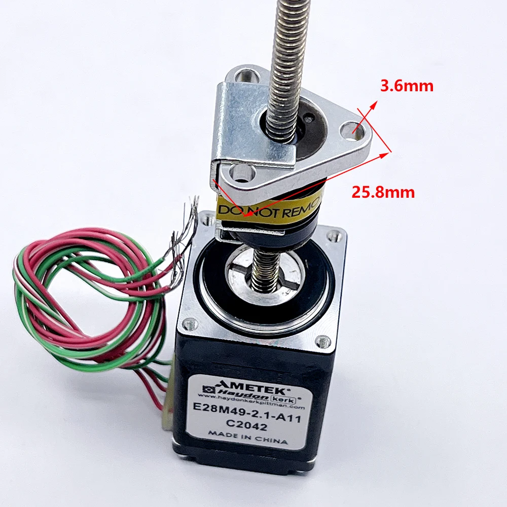 METRK 28mm * 28mm Nema 11 2-phase 4-wire Precision Linear Stepper Motor Screw Nut Position Slider High End Device