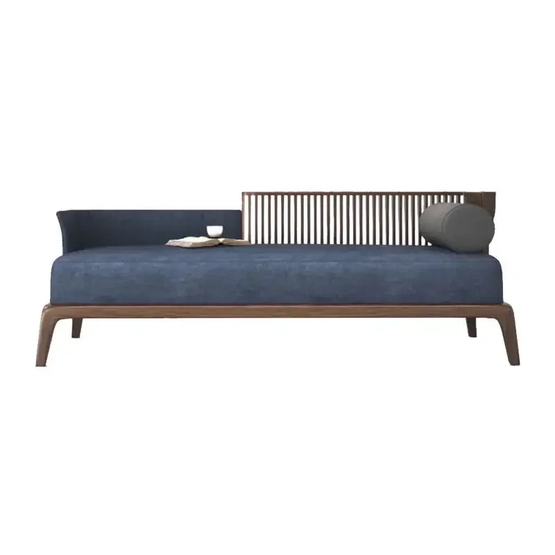 Model room hotel concubine sofa, sales department homestay club villa, ash wood black walnut custom furniture