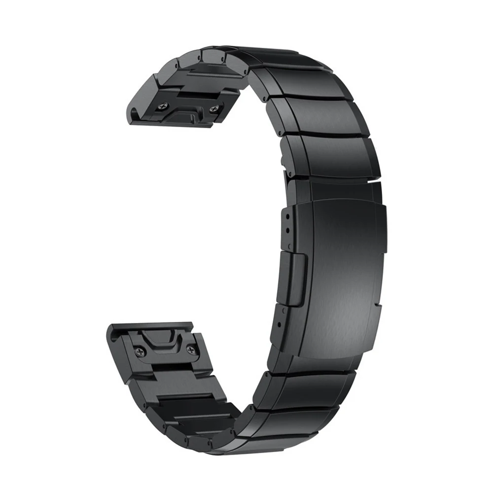 

Premium Stainless Steel Watch B 26Mm Durable Waterproof Compatible Fenix5x Metal Strap Versatile Long Term Use Watch Accessories