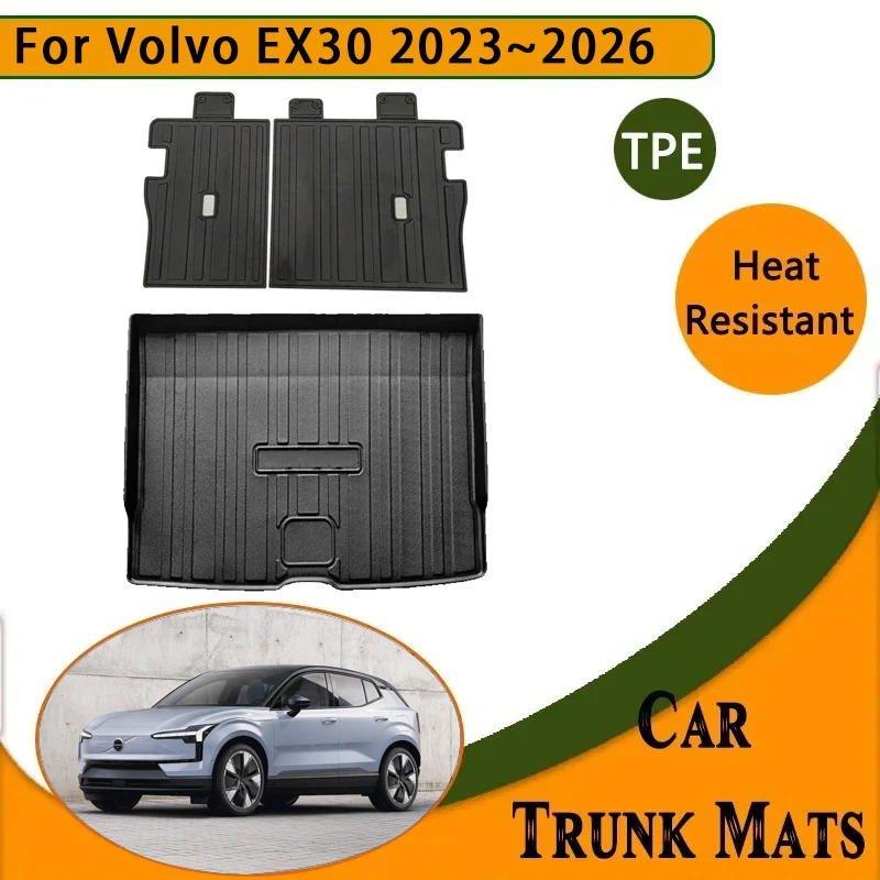 

Car Trunk Cargo Liner For Volvo EX30 2023 2024 2025 2026 5seat Waterproof Rug Rear Boor Mat Carpets Storage Pad Auto Accessories