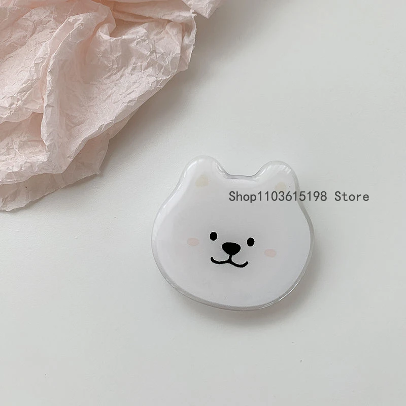 Korean Cute Cartoon Puppy Griptok Grip Tok Phone Finger Ring Holder Stand Support For iPhone 7 Samsung Foldable Socket Bracket - view 6