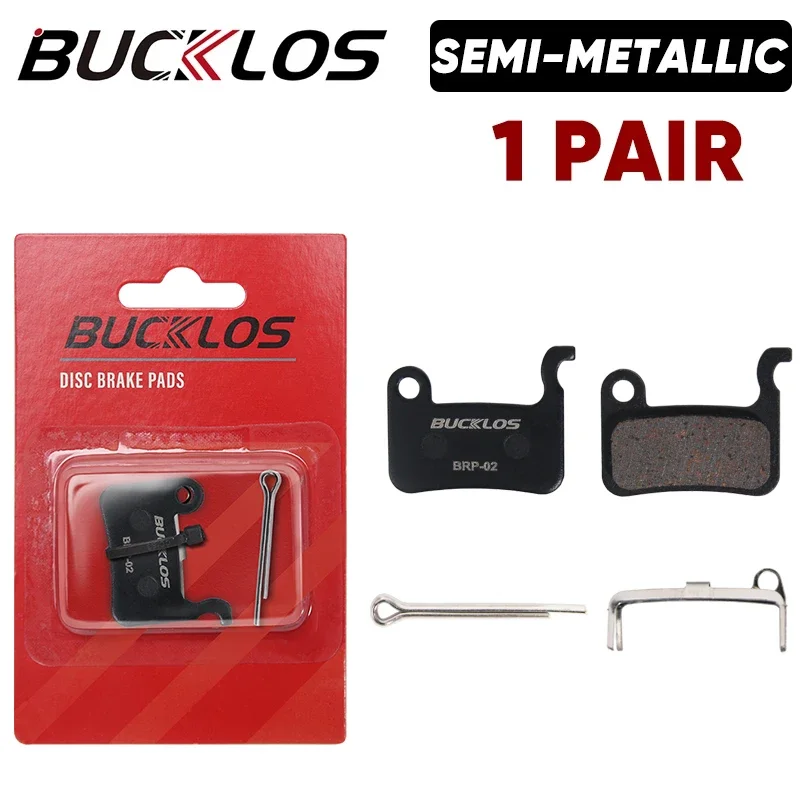 BUCKLOS Fahrradbremsbeläge für SHIMANO A01S M07 M535 MTB hydraulische Scheibenbremsbeläge Rennrad Scheibenbremsbeläge MTB BMX Fahrradteile