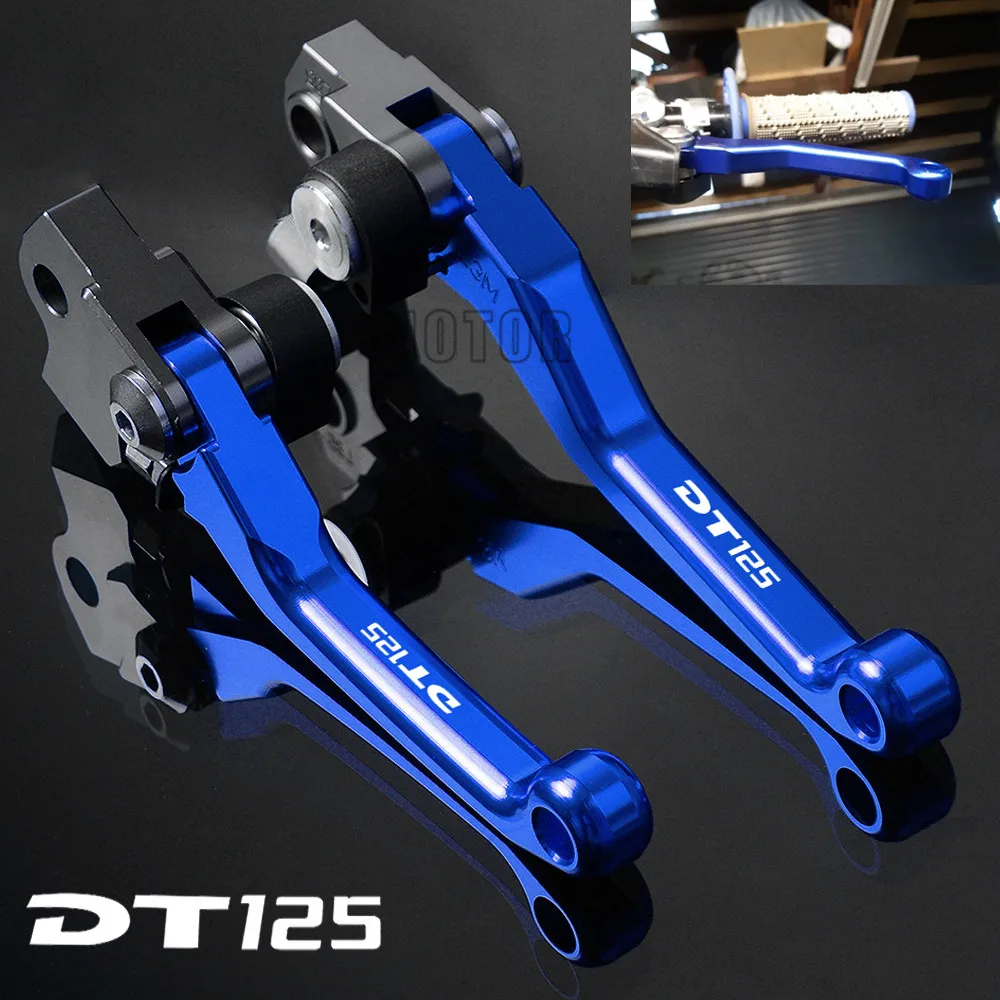 

For Yamaha DT125 DT 125 1987-2005 2003 2004 CNC Aluminum Motorcycle Dirtbike Dirt Pit Bike Motocross Pivot Brake Clutch Levers