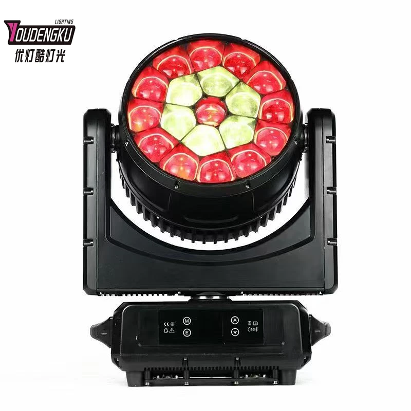 4 pieces dmx moving head beam led wash 19x40W rgbw 4in1 led waterproof moving head bee eyes dj disco night party light
