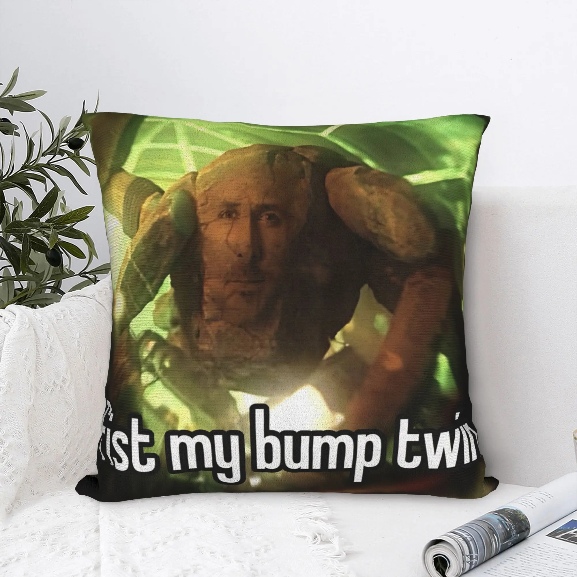 Fist My Bump Twin Meme Project Hail Mary Square Pillow Case Ryland Grace Rockys Cushion Covers Custom Pillowcase Home 45x45cm