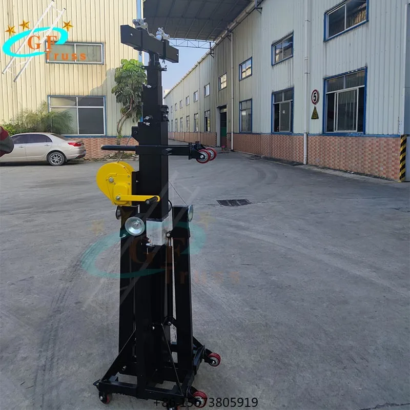

6M Outdoor Stage Speaker Lighting Truss Crank Stand Lifting Elevator Tower