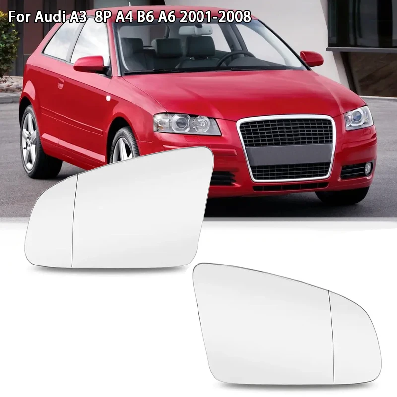 

Rear view mirror with left and right heating for Audi A6 C6 S6 2005-2008 A4 S4 B6 B7 2001-2008 A3 S3 2004-2008 RS4 2006-2008