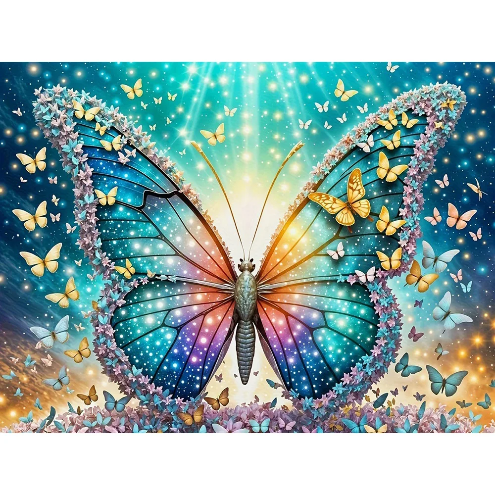 EverShine Diamant Malerei Schmetterling DIY 5D Voll Platz Runde Bohrer Mosaik Tier Stickerei Handwerk Für Erwachsene Wand Dekor Geschenke