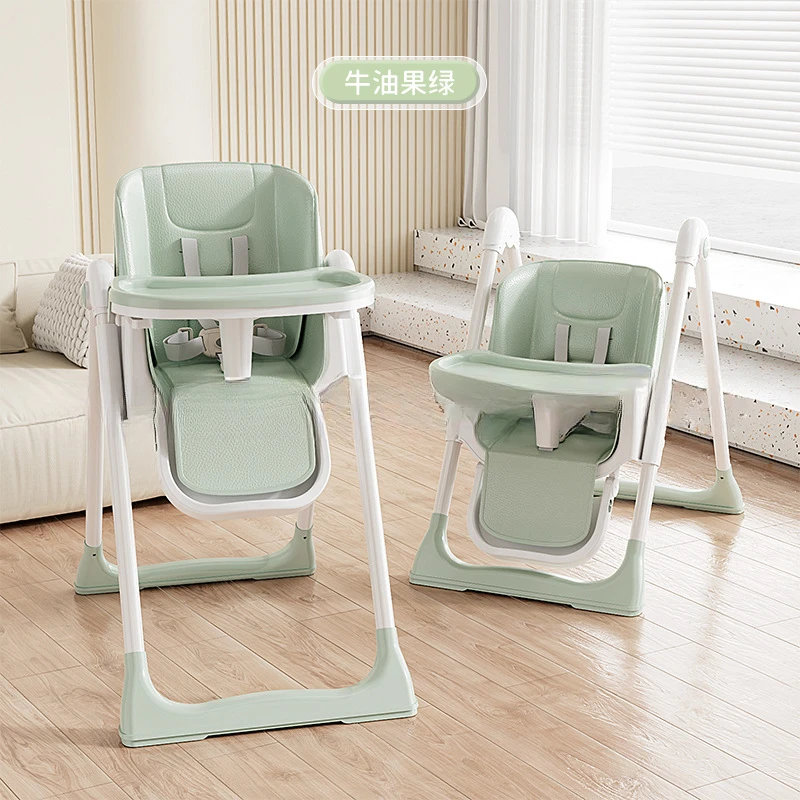 

Baby Dining Chair Height Adjustable Children's Table Chair Multifunctional Foldable Household Dining Chair