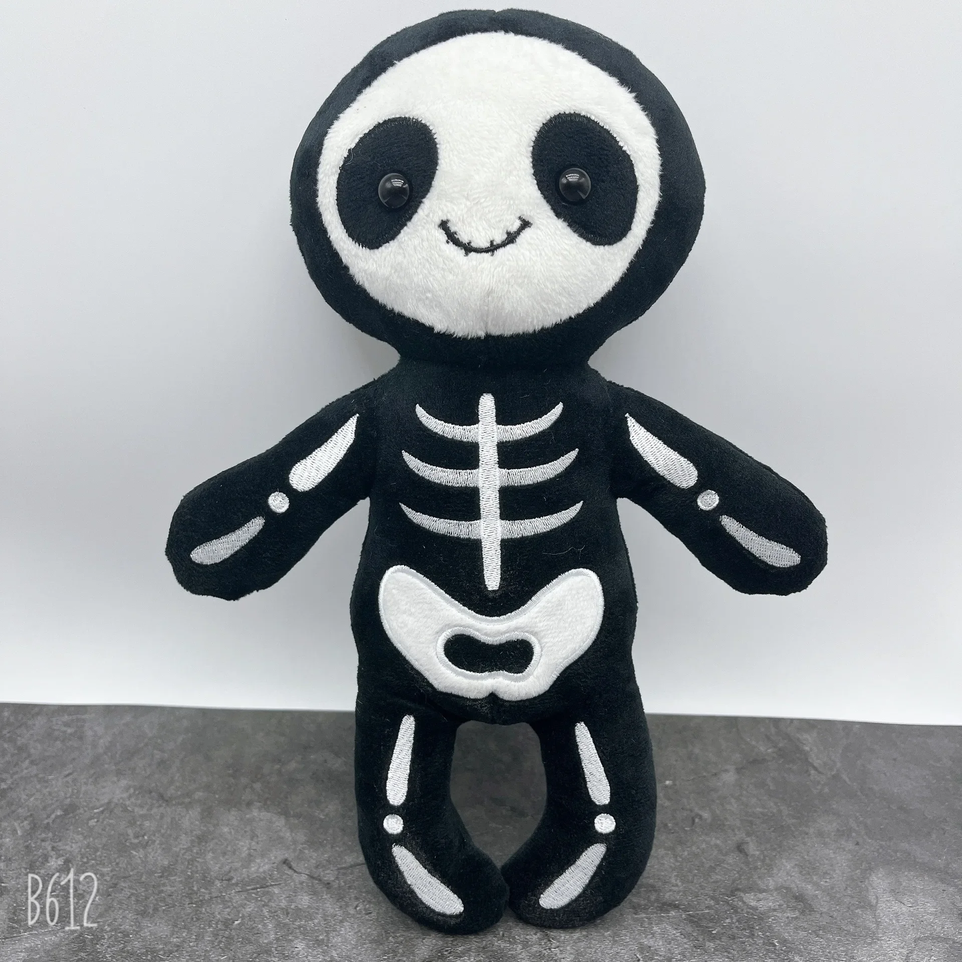 30cm Plush Doll Skeleton Bob Halloween Decoration Soft Stuffed Toy Christmas Present for Kids