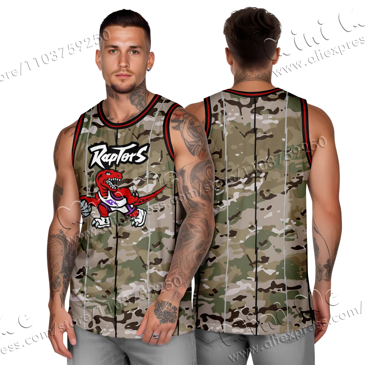 3D Printing Retro Toronto Raptors Basketball Jersey Vest Fashion Quick Drying Breathable Children's Adult T-shirt Loose Casual