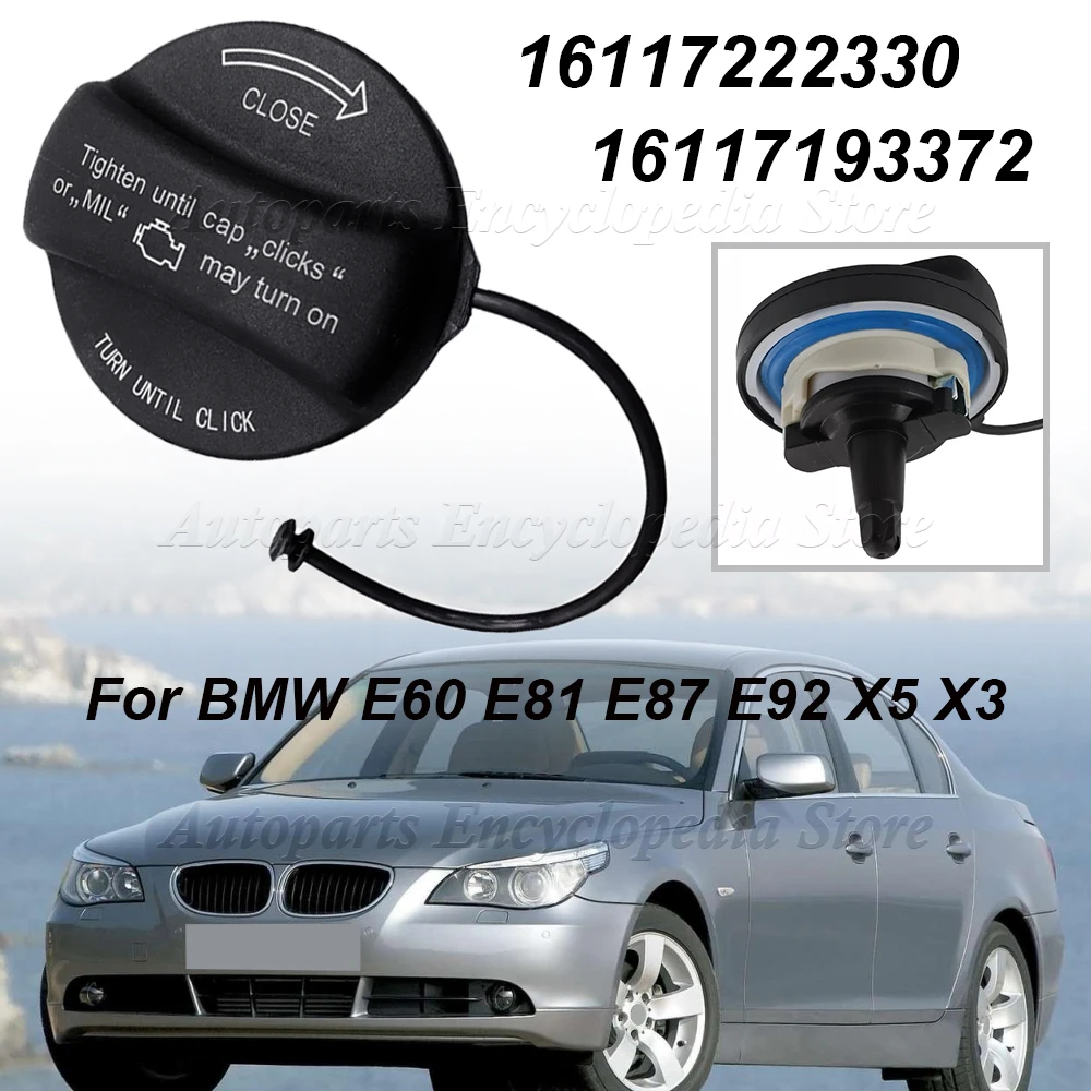 

For BMW E60 E61 E81 E87 E90 E91 E92 X5 E70 X3 Oil Fuel Cap Tank Cover 16117222330 Fuel Filter Cap Cooper 16117193372 16117222391