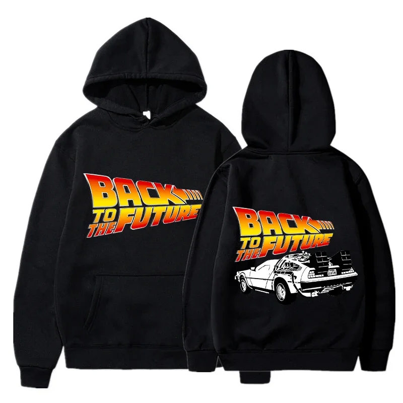 

Back To The Future Hoodies Men Fashion Graphic Printed Long Sleeve Sweatshirts Women Casual Harajuku Pullover Tracksuit Sudadera