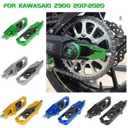 CNC Aluminum Motorcycle Rear Chain Adjusters Tensioner Catena With Spool For Kawasaki Z900/ZR900F 2017 Z 900 Accessories