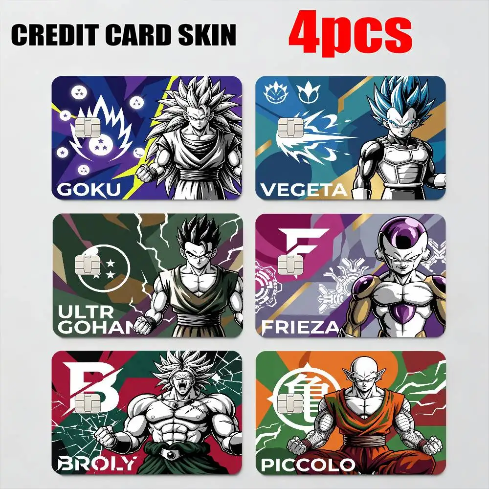 

NEW MOTO DRAGON BALL SON GOKU Prince Vegeta Card Skin Sticker For Debit Credit Card