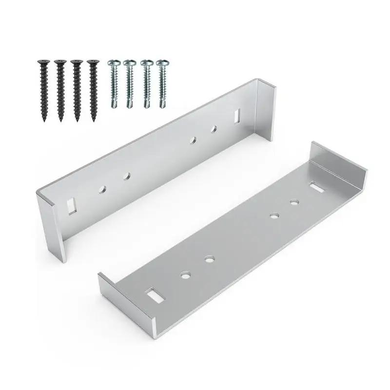 

Mailbox Brackets For Post 2Pcs Heavy Duty Aluminum Mailbox Mounting Support Multifunctional Mounting Supplies With 8 Screws