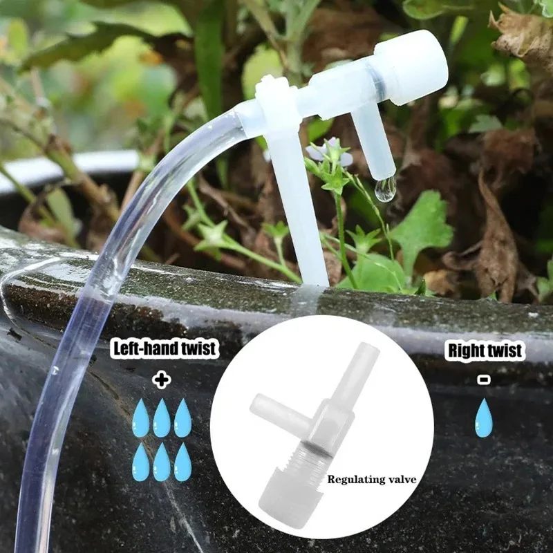 Potted plant automatic watering accessories, transparent capillary drip irrigation arrow micro spray watering pipe accessories